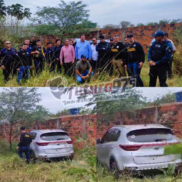 Hallan en Ponta Porã camioneta hurtada de la Jefa zonal de la ANDE.