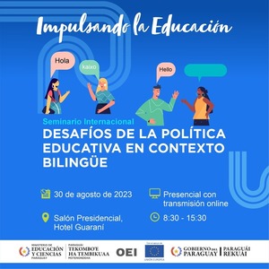 Invitan a seminario sobre desafíos de la política educativa en contexto bilingüe - .::Agencia IP::.