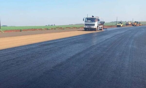 Casi 20% de avance de asfaltado en el primer lote de las obras complementarias
