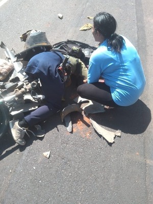 Yby Yaú: Motociclista de 10 años sufre grave accidente de tránsito