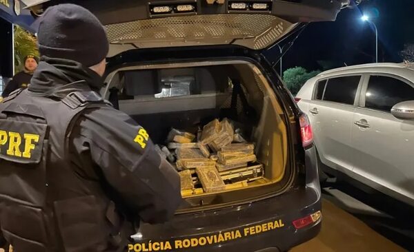 Paraguayos fueron detenidos en Brasil con casi 50 kilos de cocaína - ABC en el Este - ABC Color