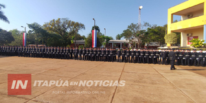 SE REALIZÓ ACTO EN CONMEMORACIÓN AL DÍA DE LA POLICÍA Y SU SANTA PATRONA SANTA ROSA DE LIMA - Itapúa Noticias