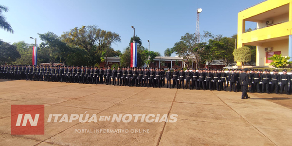 SE REALIZÓ ACTO EN CONMEMORACIÓN AL DÍA DE LA POLICÍA Y SU SANTA PATRONA SANTA ROSA DE LIMA - Itapúa Noticias