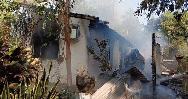 La Nación / Anciano de 86 años perdió la vida en incendio de vivienda en Lambaré