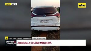 Video: asesinan a un colono menonita en Canindeyú - Crimen y castigo - ABC Color