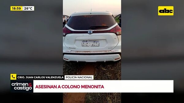 Video: asesinan a un colono menonita en Canindeyú - Crimen y castigo - ABC Color