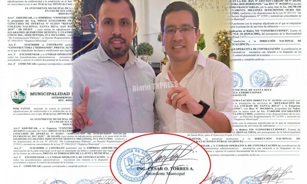 Proveedor sancionado ya tuvo varios contratos millonarios con “Landy” Torres en Santa Rita – Diario TNPRESS