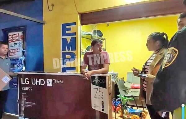 Detienen a estafador que simuló compra de televisor de 75 pulgadas y lo empeñó – Diario TNPRESS