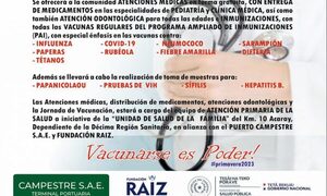 Suspenden jornada extramural de atención médica ante anuncio de lluvia