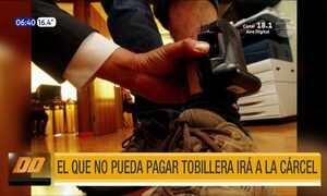 El que no pueda pagar una tobillera electrónica irá a la cárcel | Telefuturo