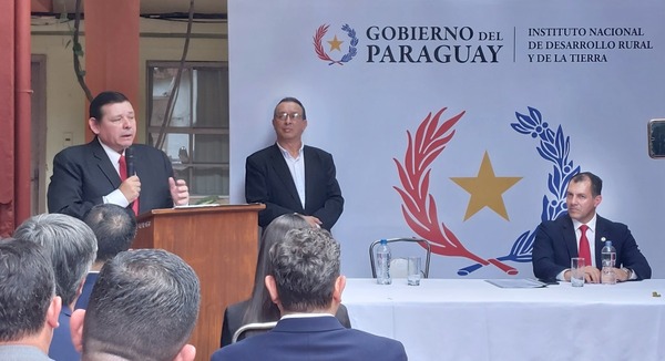 Nuevo presidente del INDERT anunció titulación masiva y combate a la corrupción