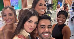 La Nación / ¿Nadia Ferreira a la pantalla chica?, la paraguaya visitó Telemundo