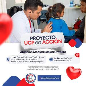UCP en Acción: Brindando Atención Médica Gratuita en Zanja Pyta"