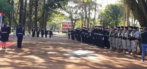 Advierten a uniformados sobre actos de inconductas y corrupción, durante celebración de Santa Rosa - ABC en el Este - ABC Color
