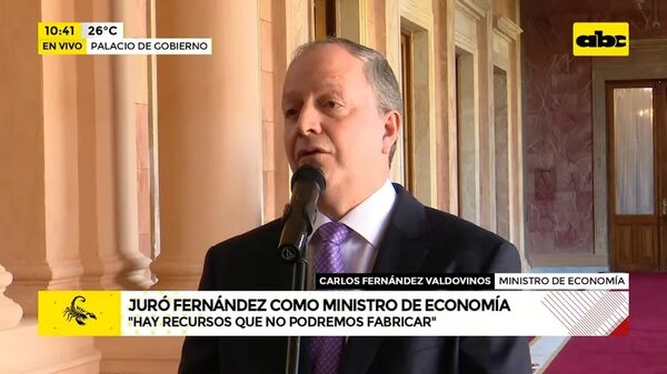 Video: Fernández primer ministro de Economía y Finanzas - ABC Noticias - ABC Color