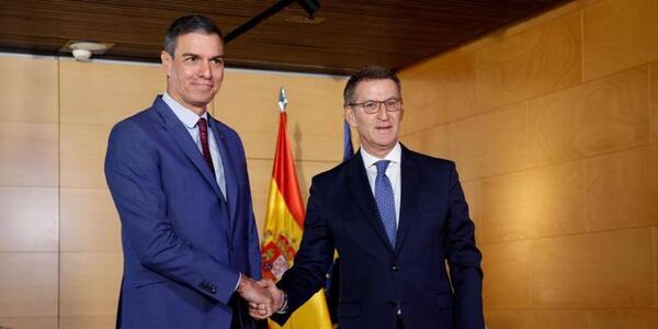 Pedro Sánchez rechaza propuesta de líder del PP para gobernar en solitario por dos años - .::Agencia IP::.
