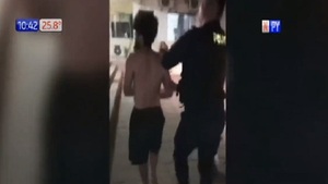 Vecinos redujeron a golpes a supuesto ladrón - Noticias Paraguay