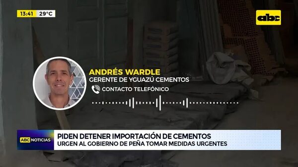 Video: piden detener importación de cementos - ABC Noticias - ABC Color