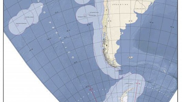 Polémica por mapa marítimo: Gobierno chileno responde a Argentina