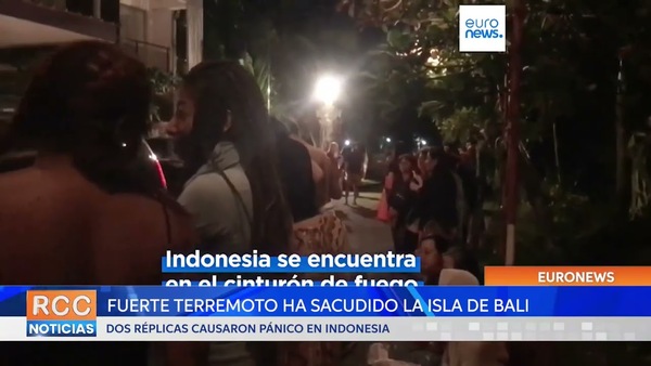 Pánico en Bali debido a un fuerte terremoto de 7,1 que ha sacudido la isla