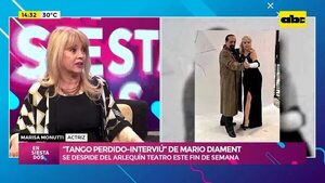Video: ‘’Tango perdido-interviú'’ de Mario Diament se despide del Alerquín Teatro este fin de semana  - Ensiestados - ABC Color