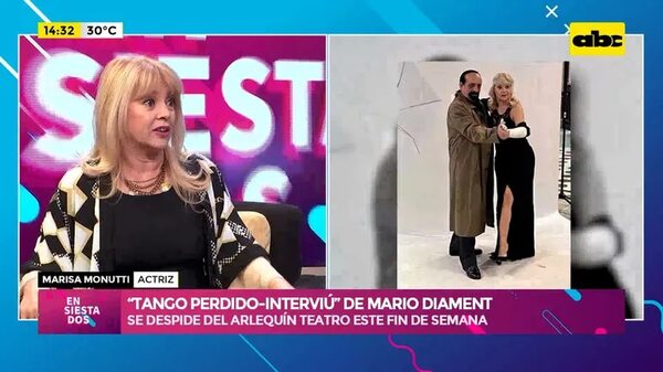 Video: ‘’Tango perdido-interviú'’ de Mario Diament se despide del Alerquín Teatro este fin de semana - Ensiestados - ABC Color