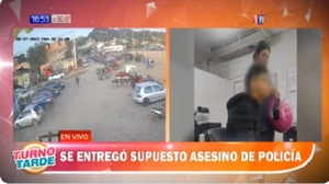 Adolescente se entrega por homicidio de policía en Cateura