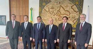 La Nación / Baruja, reunido con sus pares brasileños