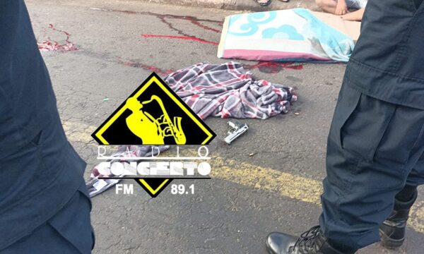 Feminicidio y posterior suicidio en pleno microcentro de CDE