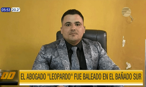 Abogado ''Leopardo'' fue baleado en Bañado Sur | Telefuturo