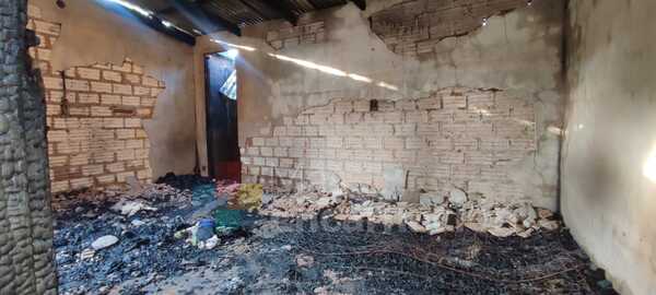 Voraz incendio en vivienda de Cambyretá Centro deja a una mujer gravemente herida