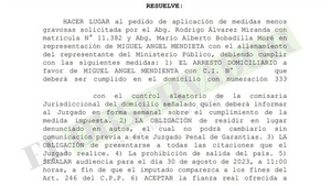 Se desvirtúa peligro de fuga y obstrucción para Miguel Mendieta y obtiene arresto domiciliario