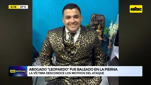 Video: Abogado “Leopardo” fue baleado en la pierna - ABC Noticias - ABC Color