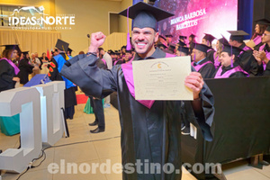 Se graduaron ochenta y seis nuevos profesionales de Medicina que cursaron sus estudios en Universidad Central del Paraguay - El Nordestino