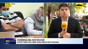 Video: Corte tiene vía libre para resolver recurso del hijo de OGD contra su condena a 8 años de cárcel - ABC Noticias - ABC Color