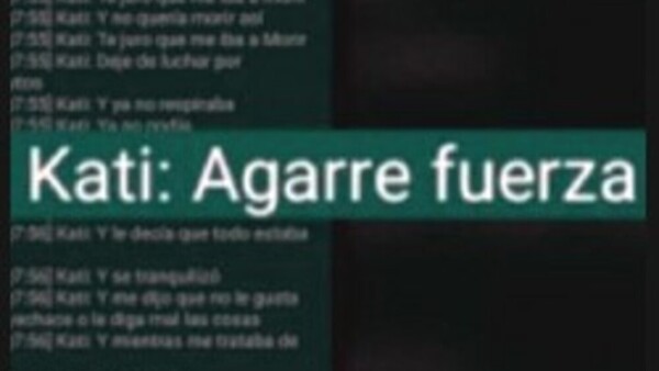 “Me iba a morir”, escribió Katia tras ataque en febrero