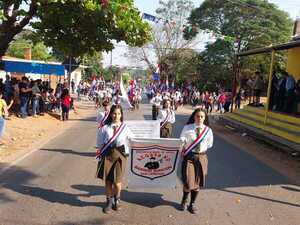 Escuela Acosta Ñu festejó 36 aniversario con lucido desfile estudiantil (galería de imágenes) » San Lorenzo PY