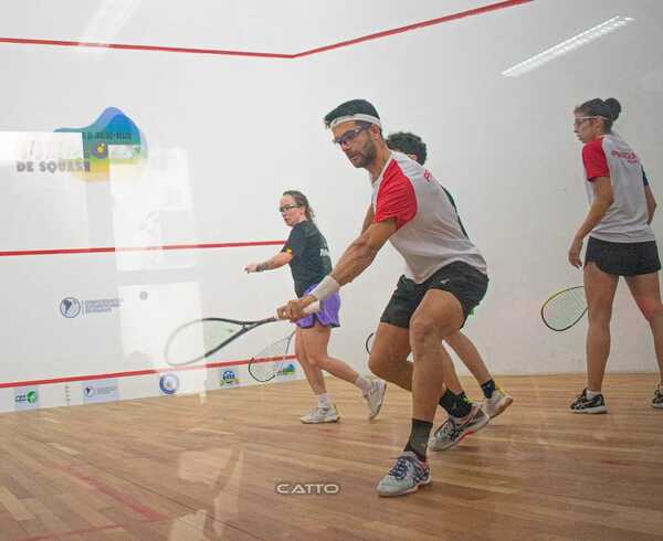 Paraguay aseguró tres medallas en sudamericano de squash - La Tribuna