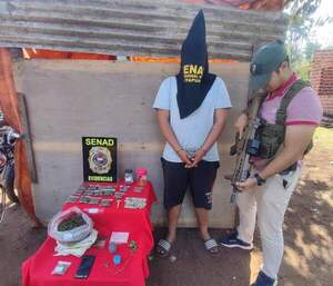 Detienen a joven y confiscan evidencias en allanamiento por microtráfico