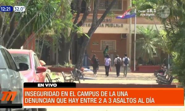 Inseguridad frente al campus de la UNA | Telefuturo