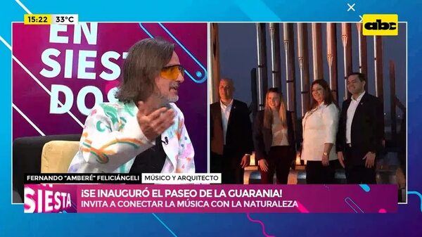 Video: ¡Se inauguró el Paseo de la Guarania! - Ensiestados - ABC Color