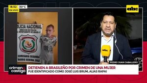 Video: cae un brasileño acusado de matar a cuchilladas a una mujer en Pedro Juan Caballero - Crimen y castigo - ABC Color