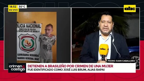 Video: cae un brasileño acusado de matar a cuchilladas a una mujer en Pedro Juan Caballero - Crimen y castigo - ABC Color
