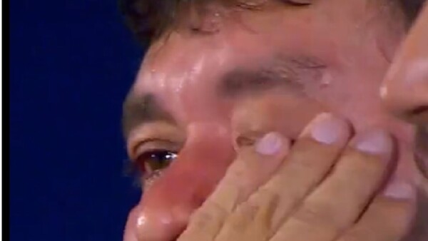 Julio Enciso, emocionado hasta las lágrimas en recibimiento a Olimpia