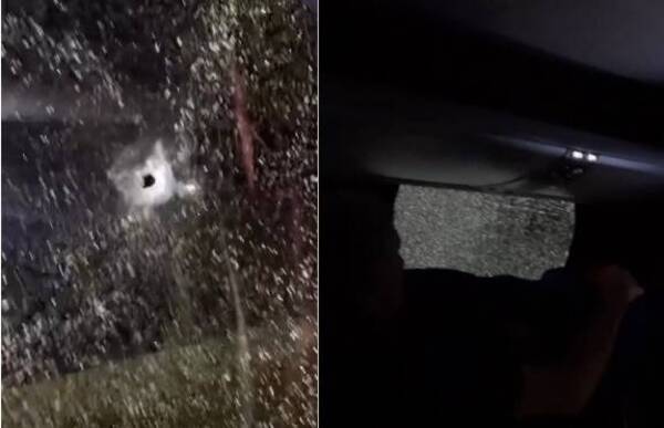 [VIDEO] Rompieron el vidrio del bus de Fluminense: "Tienen que aprender a perder, caramba"