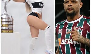 Maína de Olimpia respondió con todo a Felipe Melo