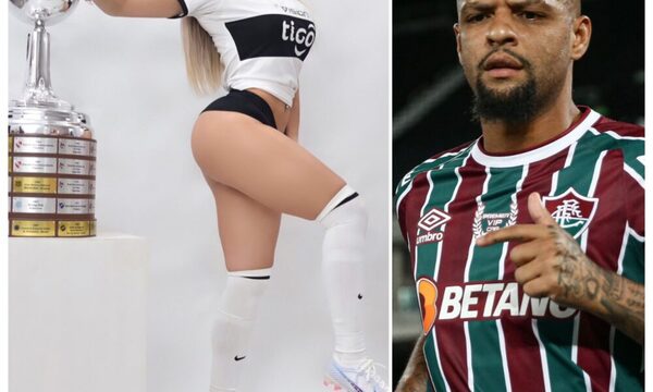 Maína de Olimpia respondió con todo a Felipe Melo