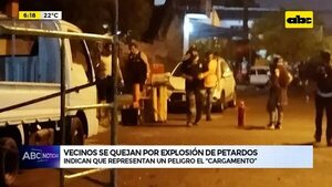 Video: Vecinos se quejan por explosión de petardos  - ABC Noticias - ABC Color