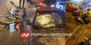 DELIVERY RESULTÓ GRAVEMENTE HERIDO TRAS SINIESTRO VIAL EN ENCARNACIÓN - Itapúa Noticias