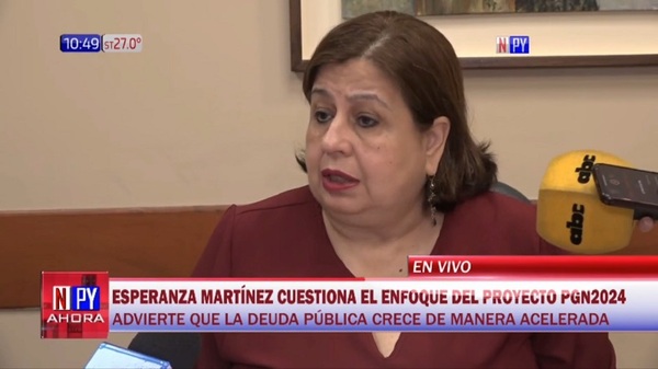 Senadora cuestiona endeudamiento acelerado en PGN - Noticias Paraguay